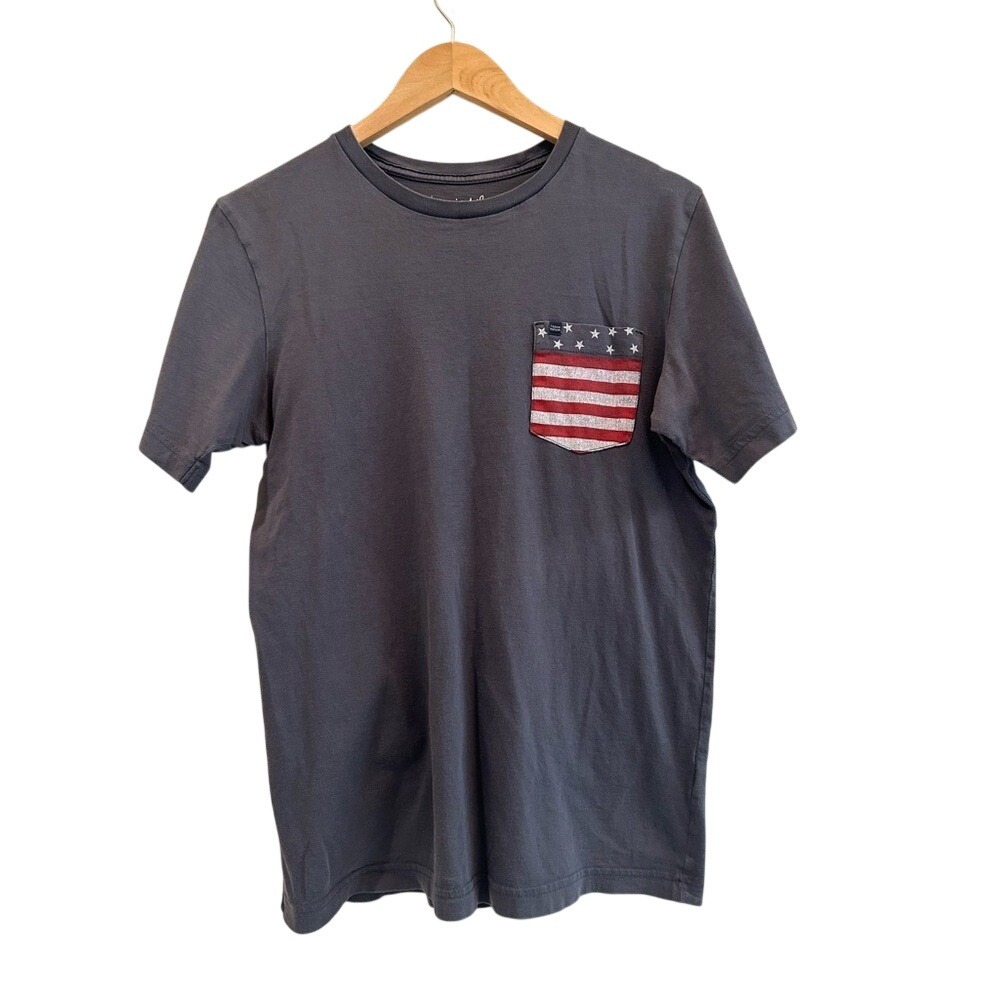 Travis Mathew American Flag Pocket‎ Pima Cotton Shirt